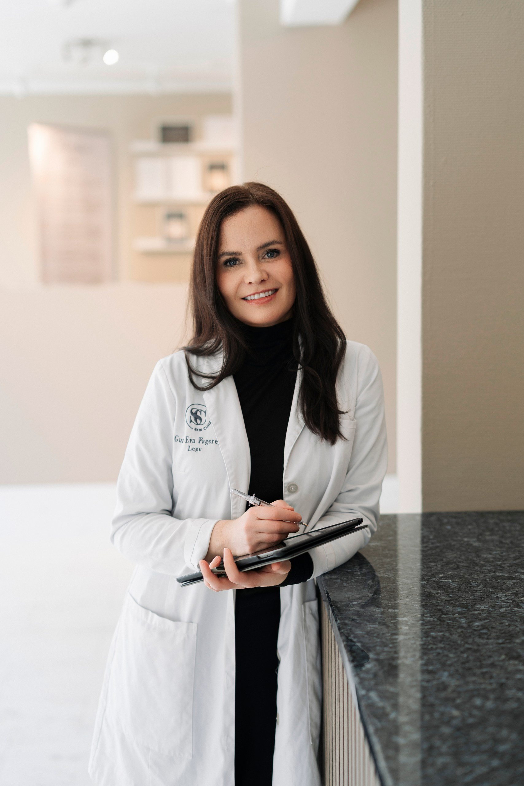Venteområdet hos Skin Clinic Kristiansund